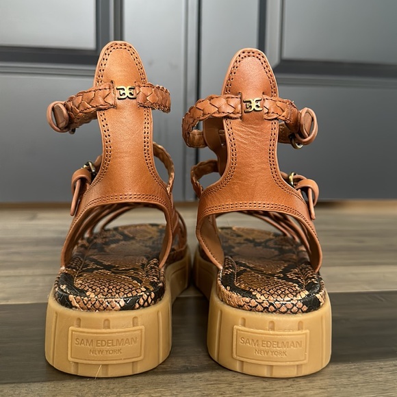 NWT Sam Edelman Genea Saddle Leather Sandals - Picture 3 of 8